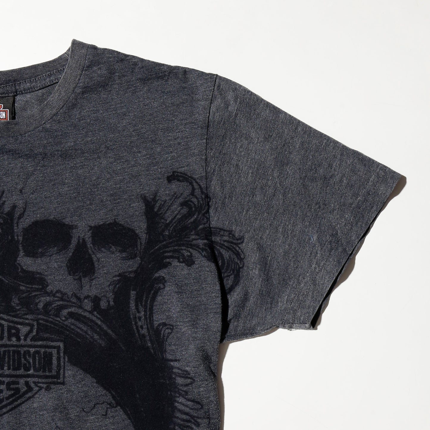 vintage 00's harley-davidson skull t-shirt