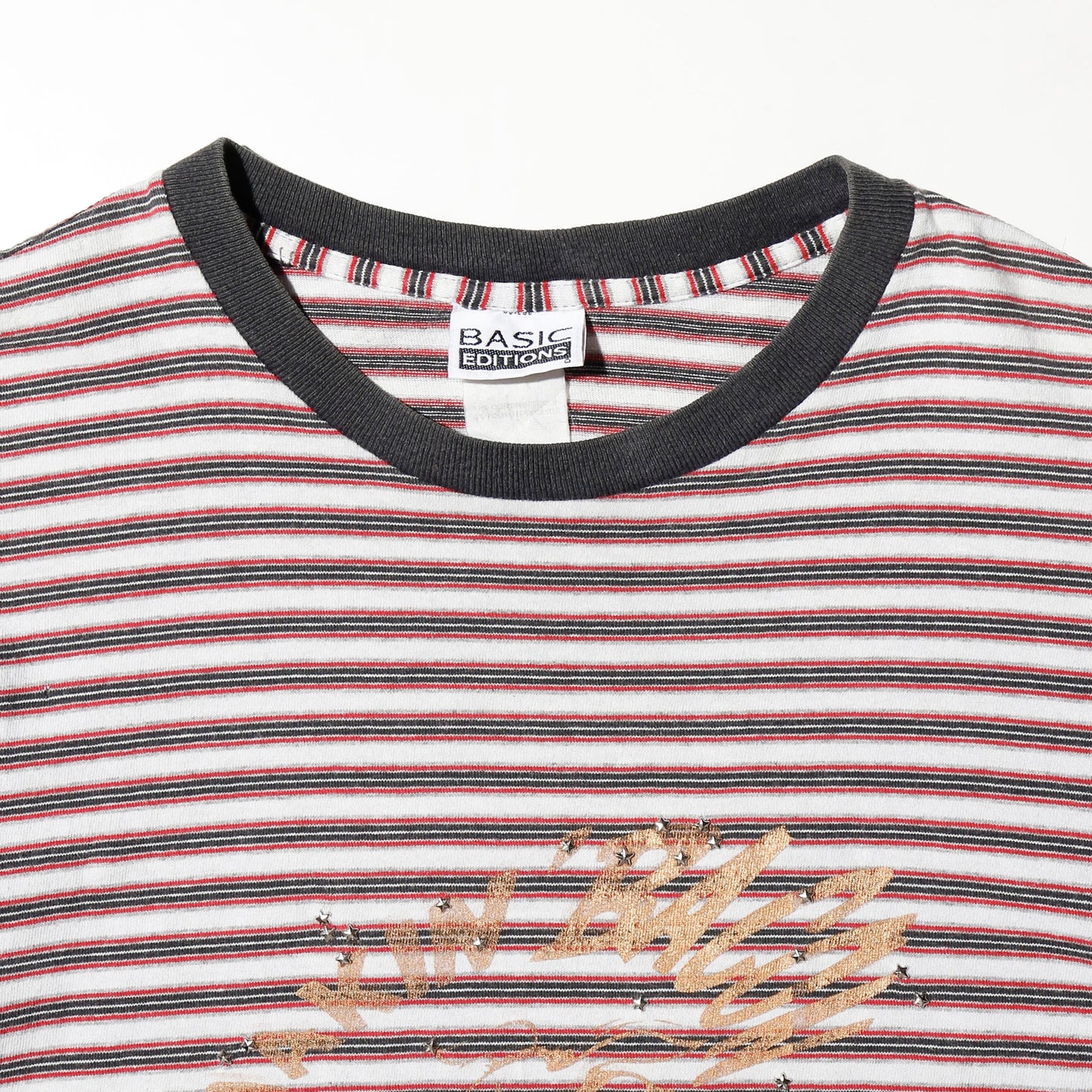 *one-off "making bacon" hand screen t-shirt