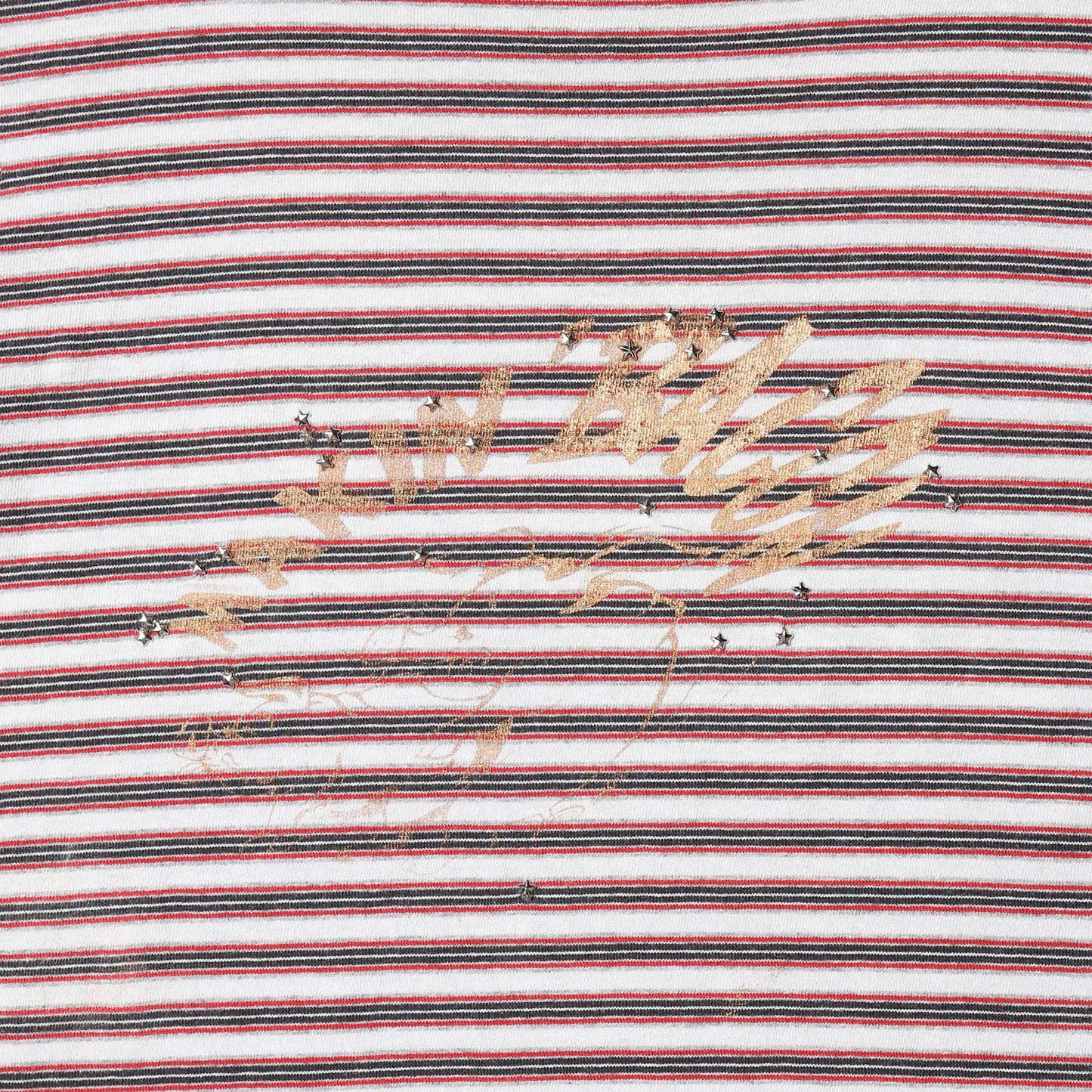 *one-off "making bacon" hand screen t-shirt