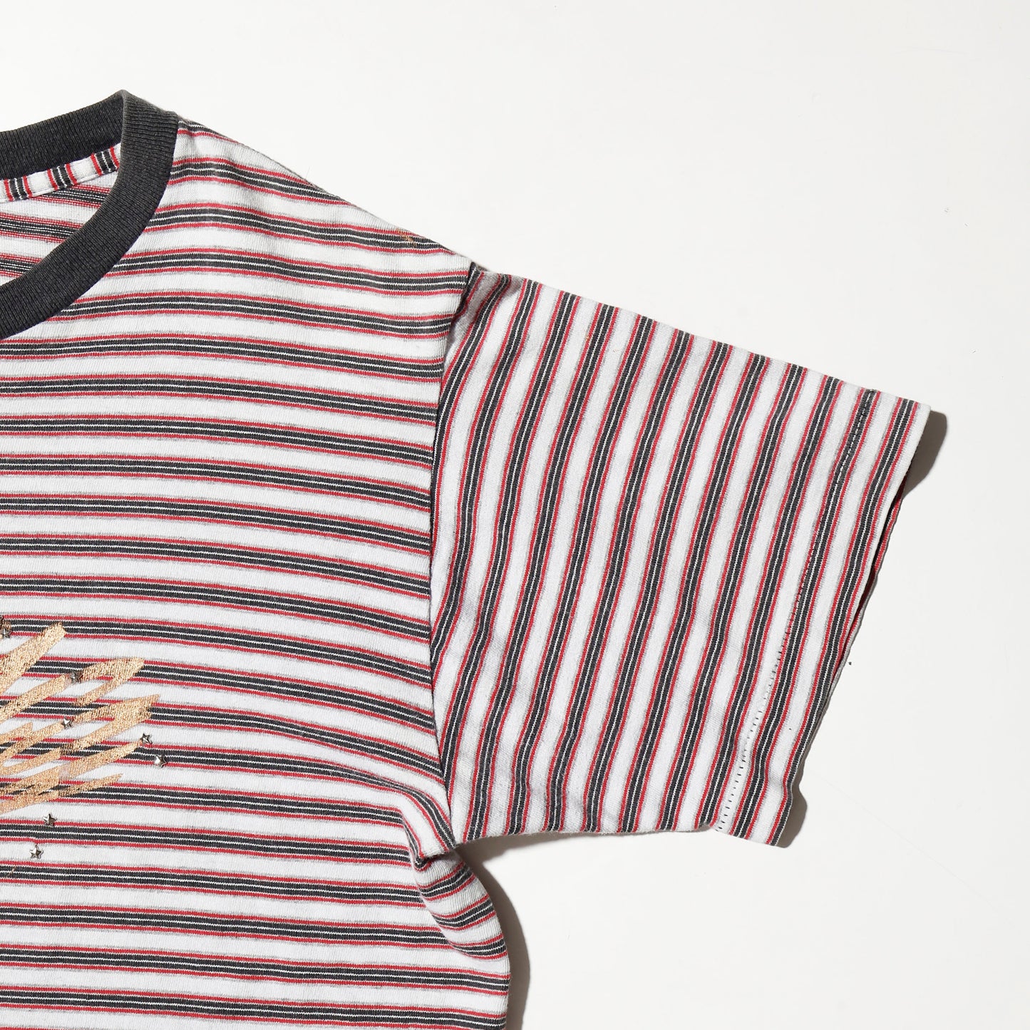 *one-off "making bacon" hand screen t-shirt