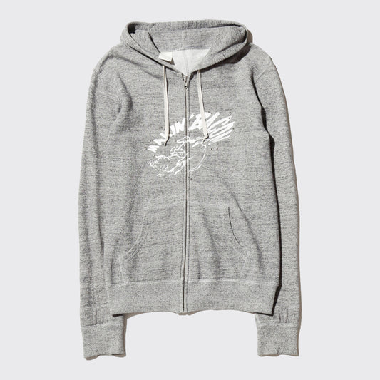 *one-off "making bacon" hand screen hoodie