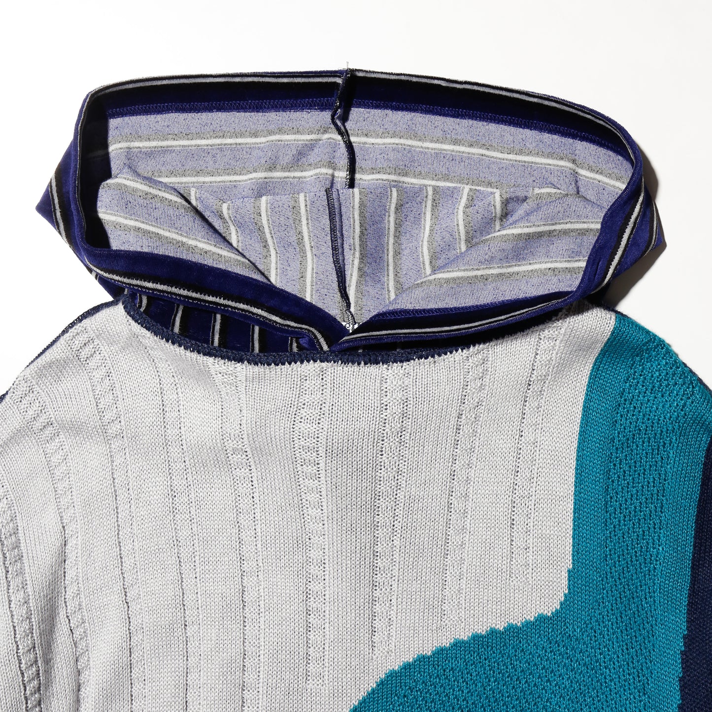 *one-off hybrid wave hoodie