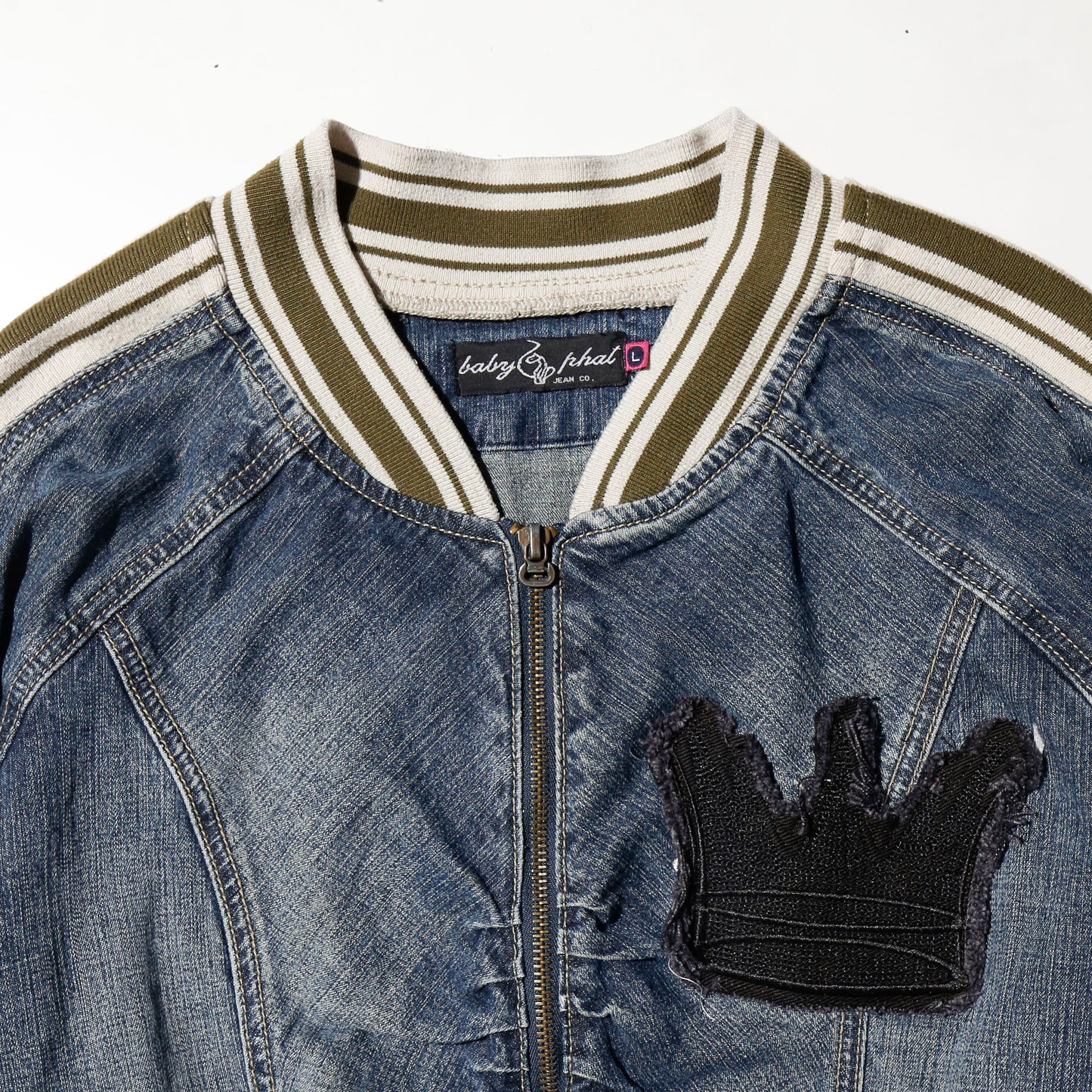 vintage crown line demim jacket