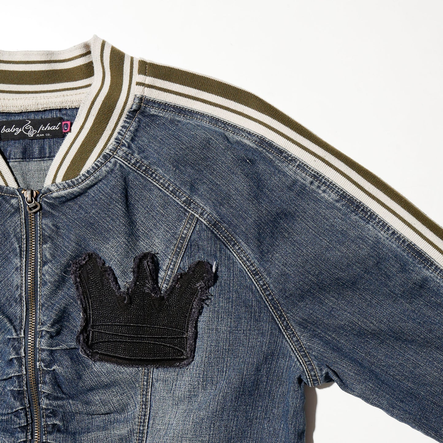 vintage crown line demim jacket