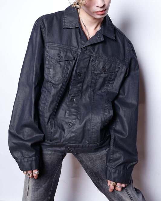 vintage coating trucker jacket