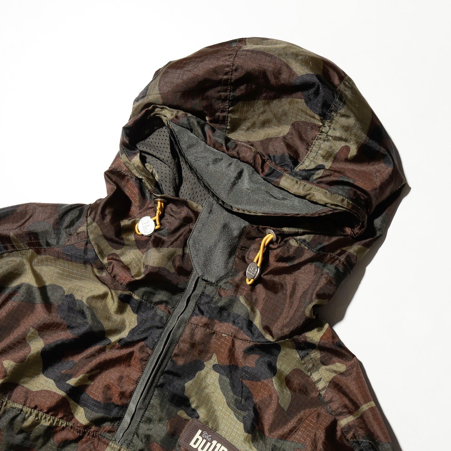 vintage the bull rot camo nylon anorack