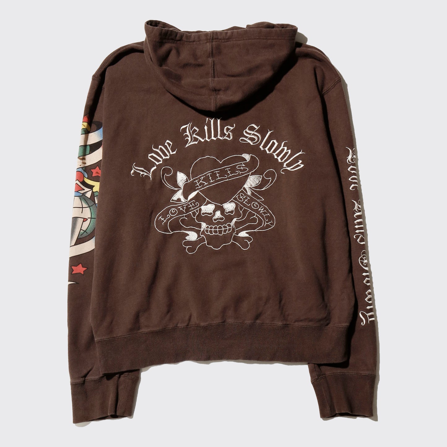 vintage tatoo zip hoodie