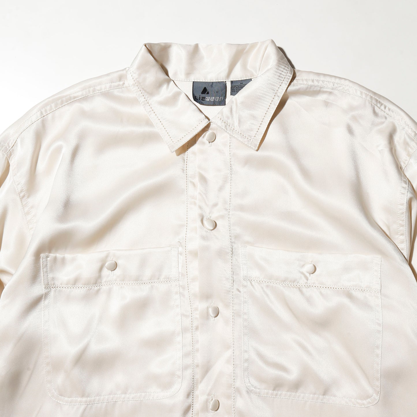 vintage stitched silk shirt
