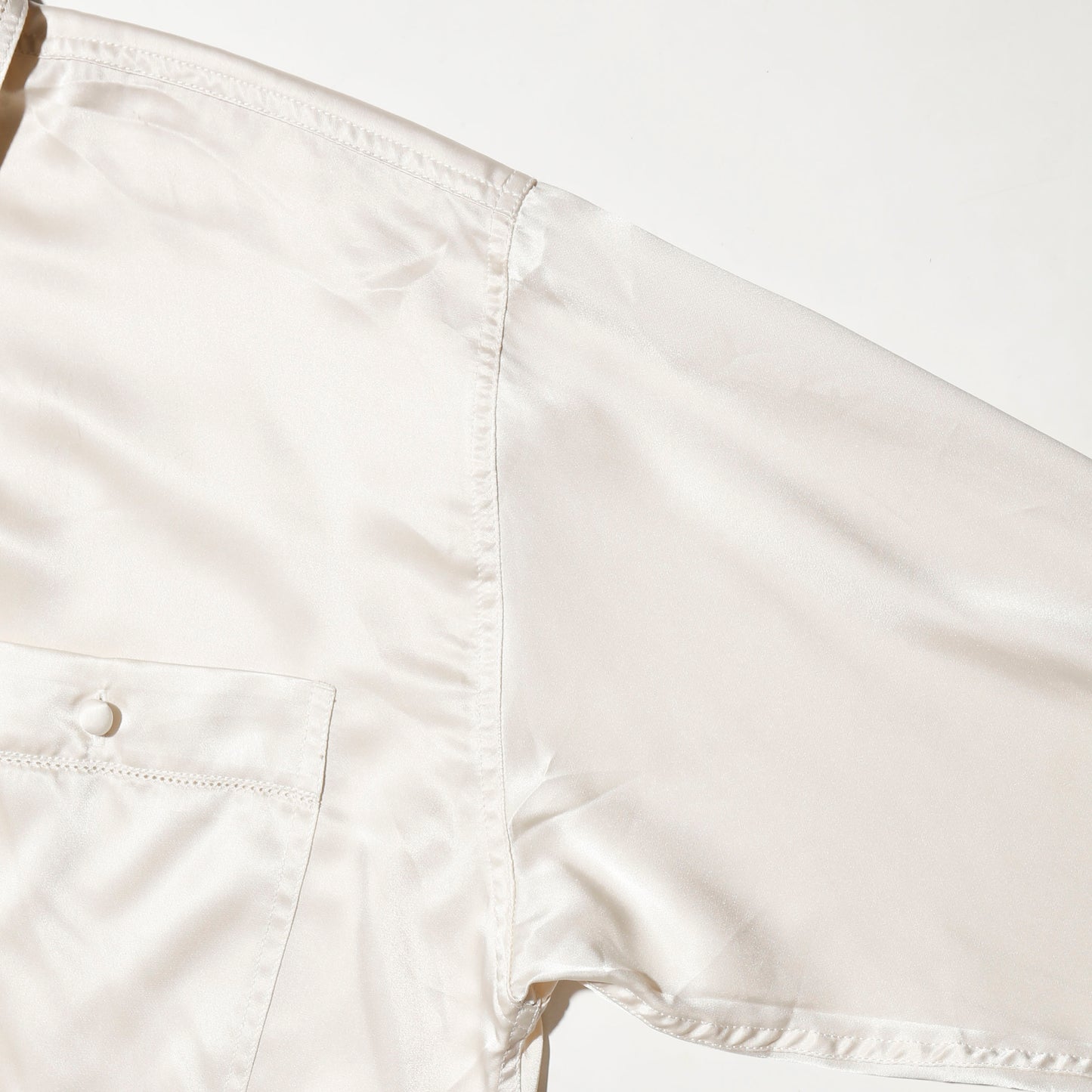 vintage stitched silk shirt