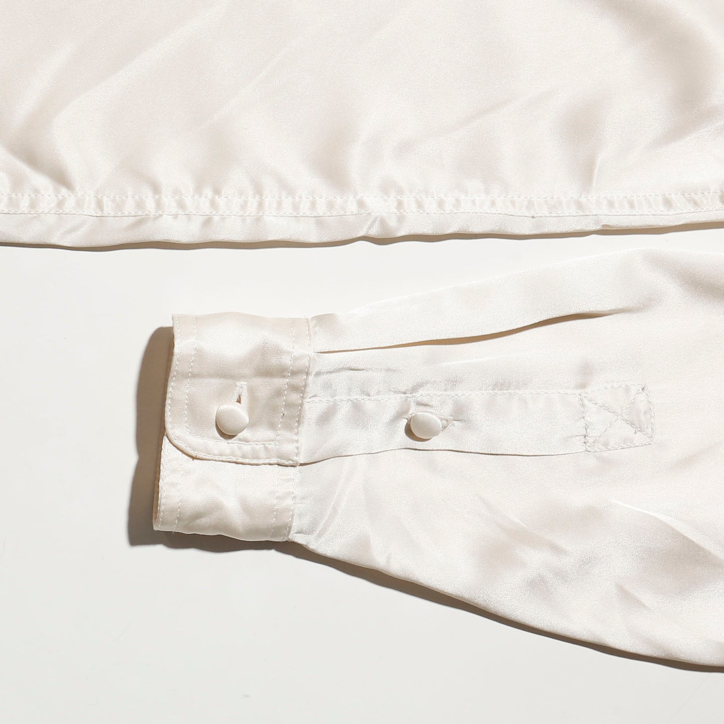 vintage stitched silk shirt