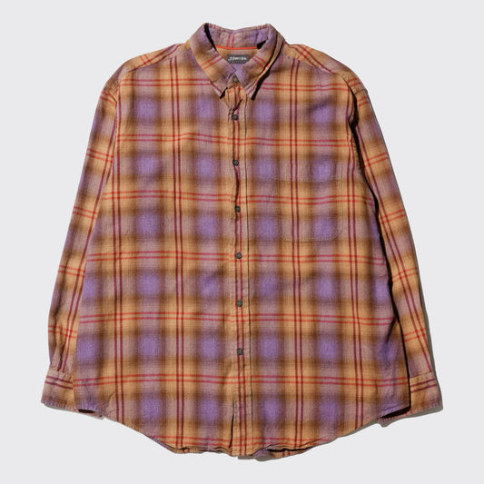 vintage 00's st.johns bay ombre check shirt