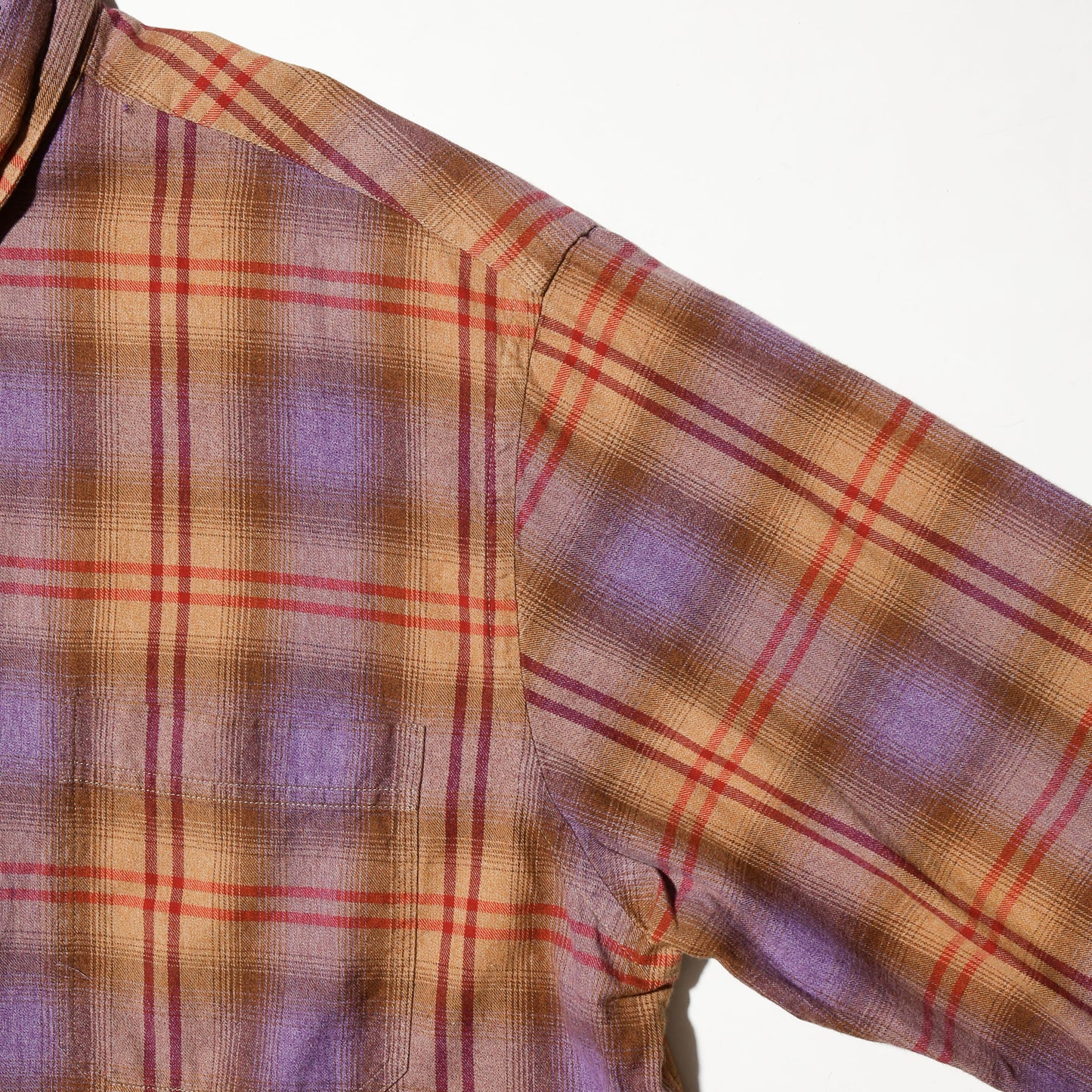 vintage 00's st.johns bay ombre check shirt