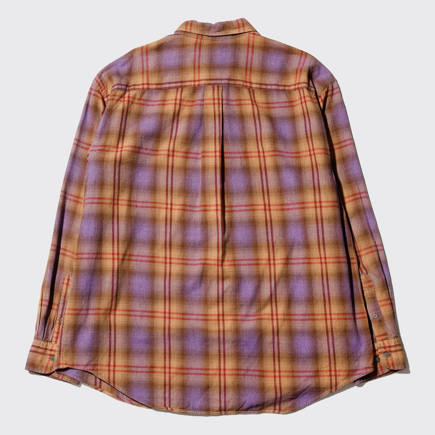 vintage 00's st.johns bay ombre check shirt