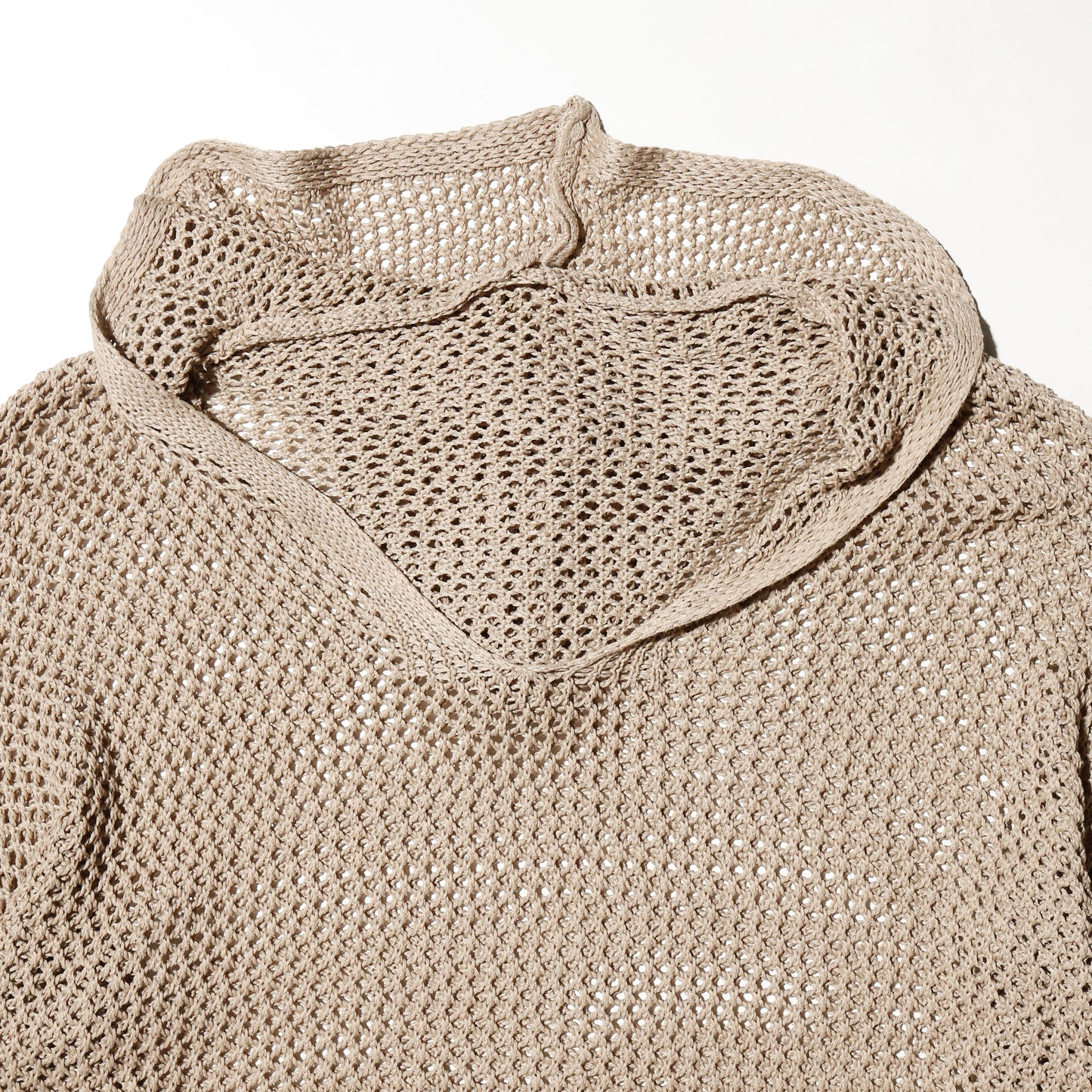 vintage cropped fish net hoodie