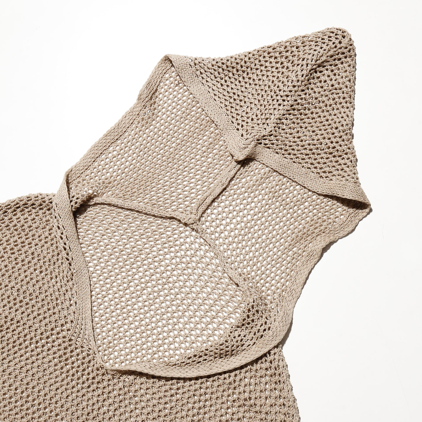 vintage cropped fish net hoodie