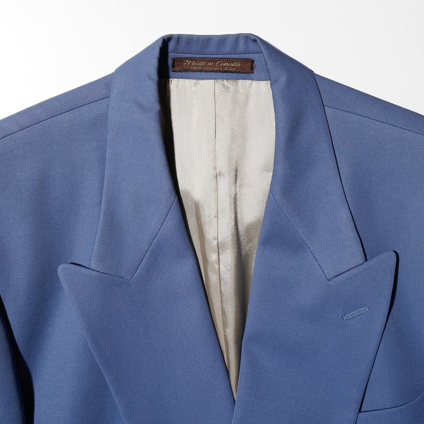 vintage gabardine double breasted tailored jacket