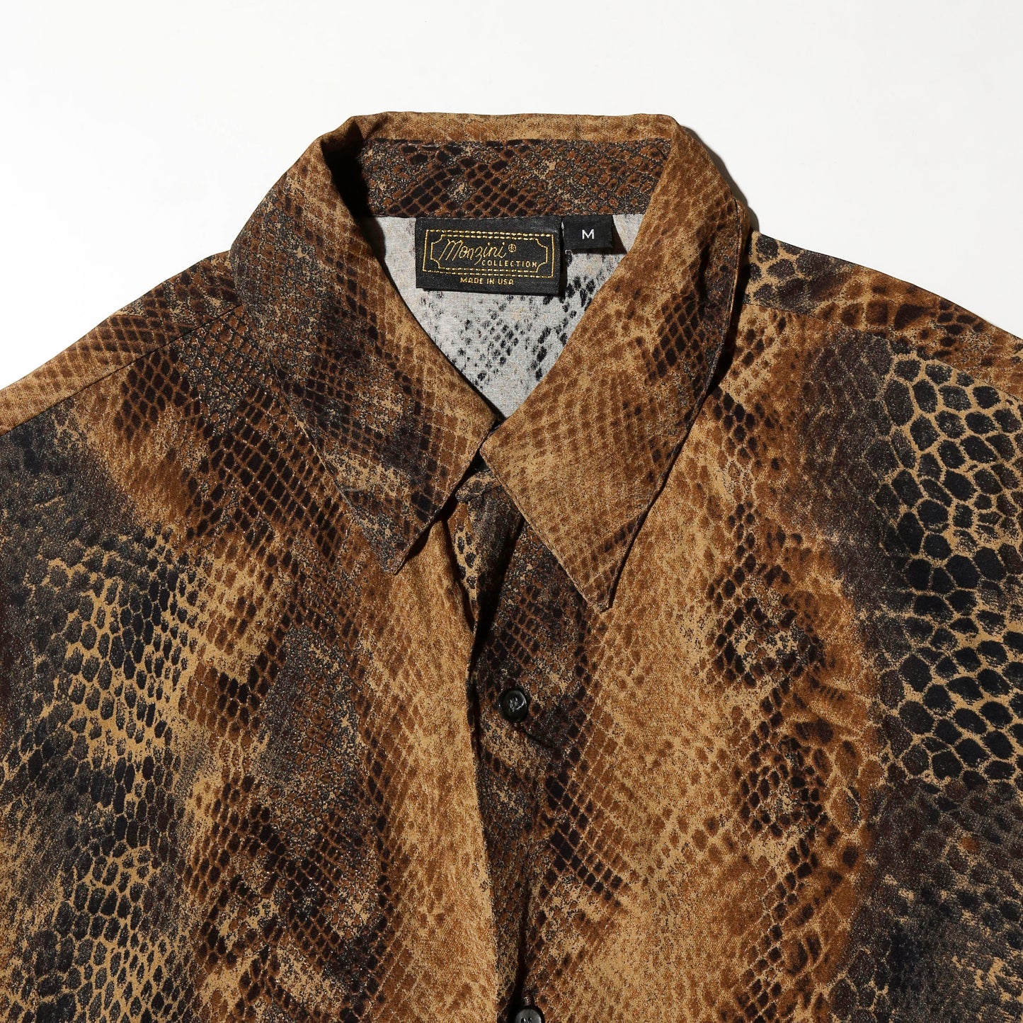 vintage python loose shirt