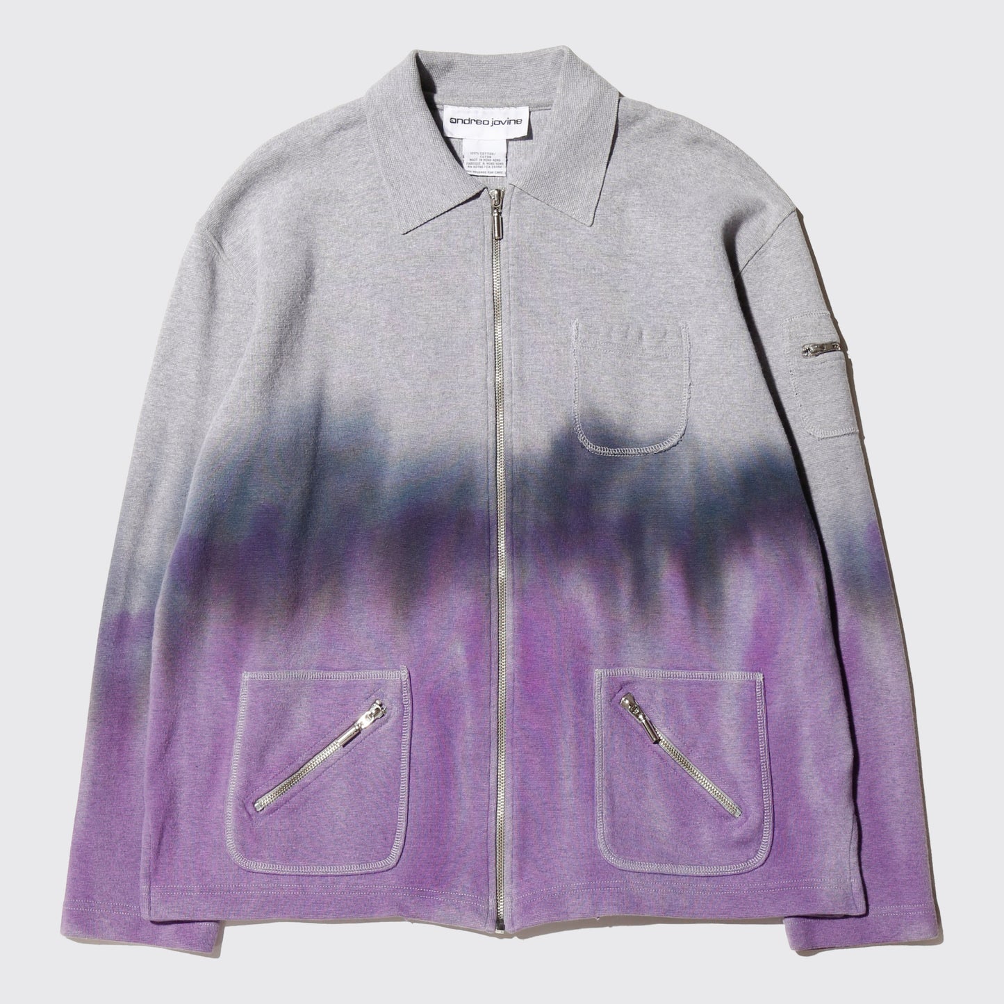 vintage dipped knit jacket