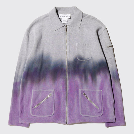 vintage dipped knit jacket