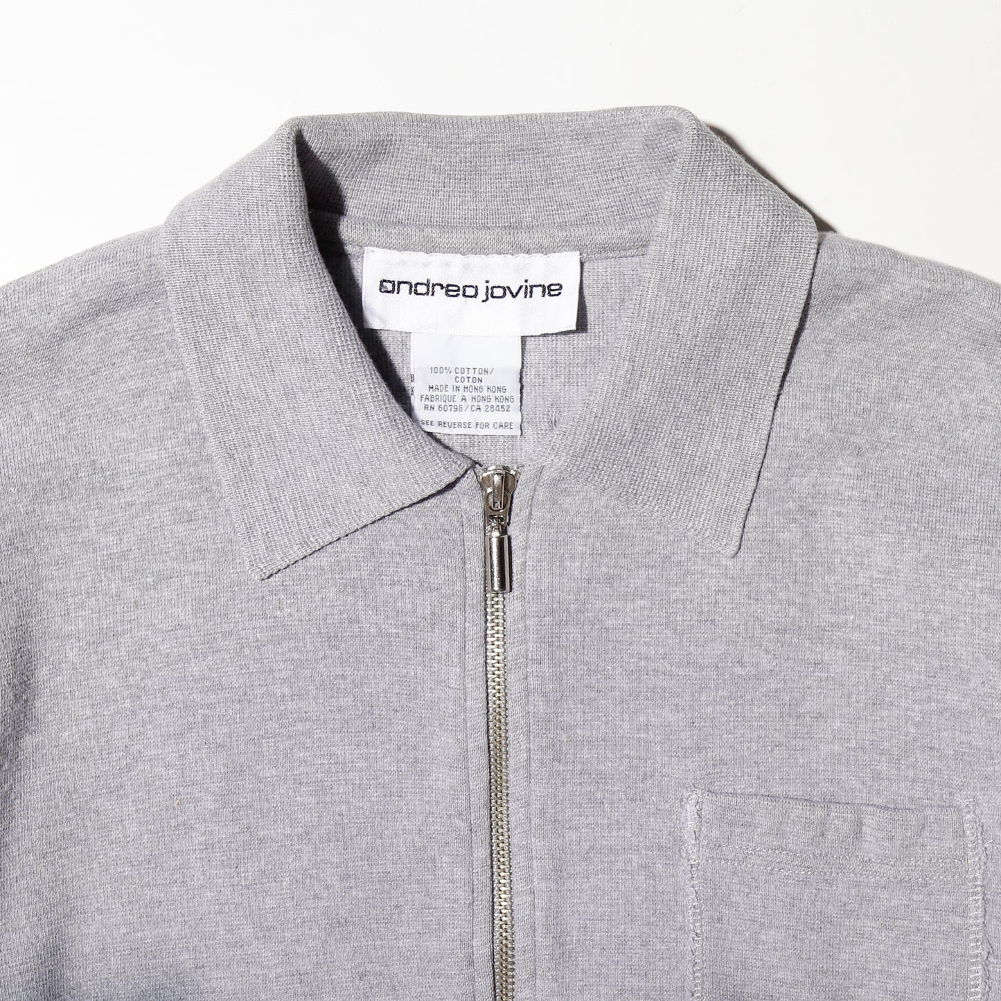 vintage dipped knit jacket