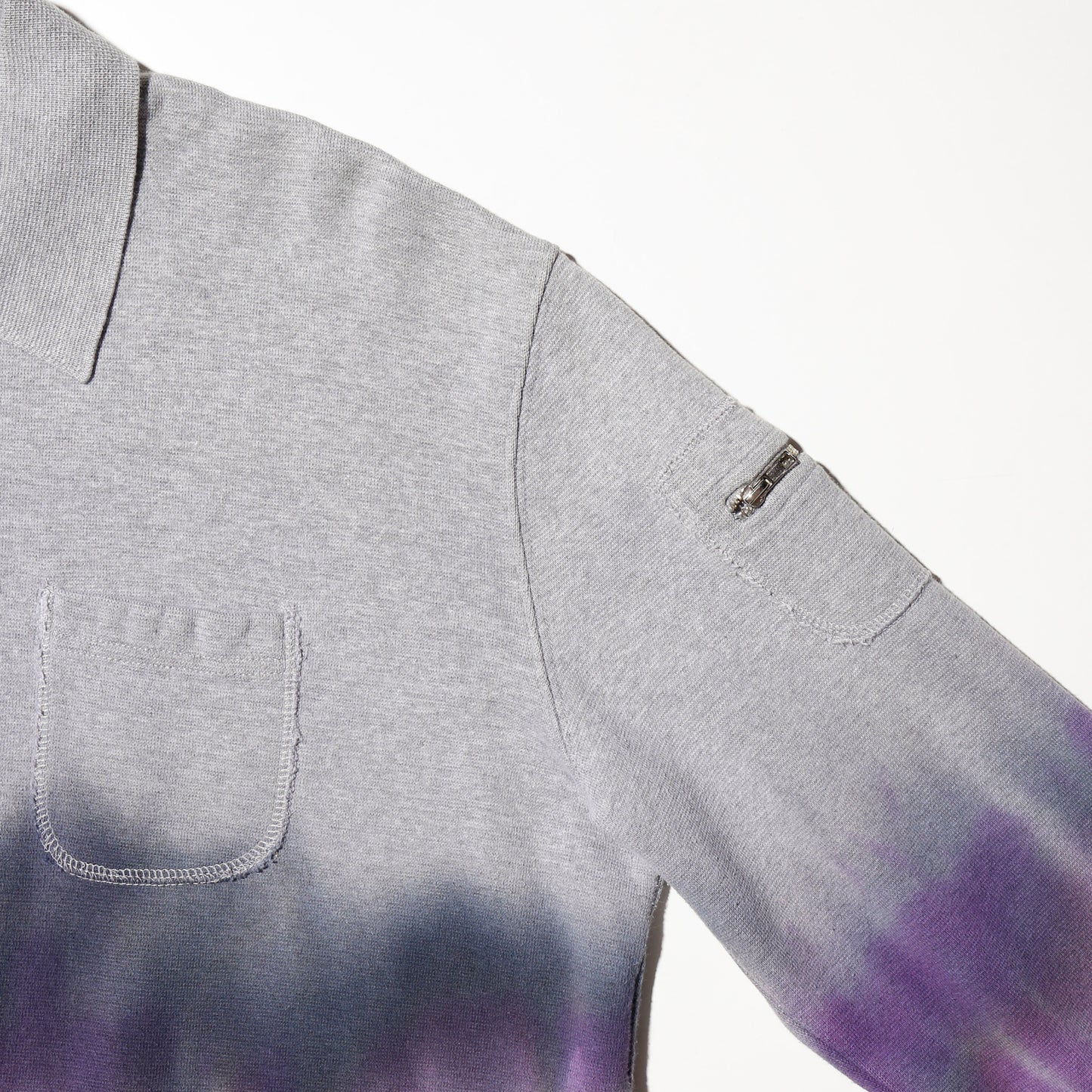 vintage dipped knit jacket