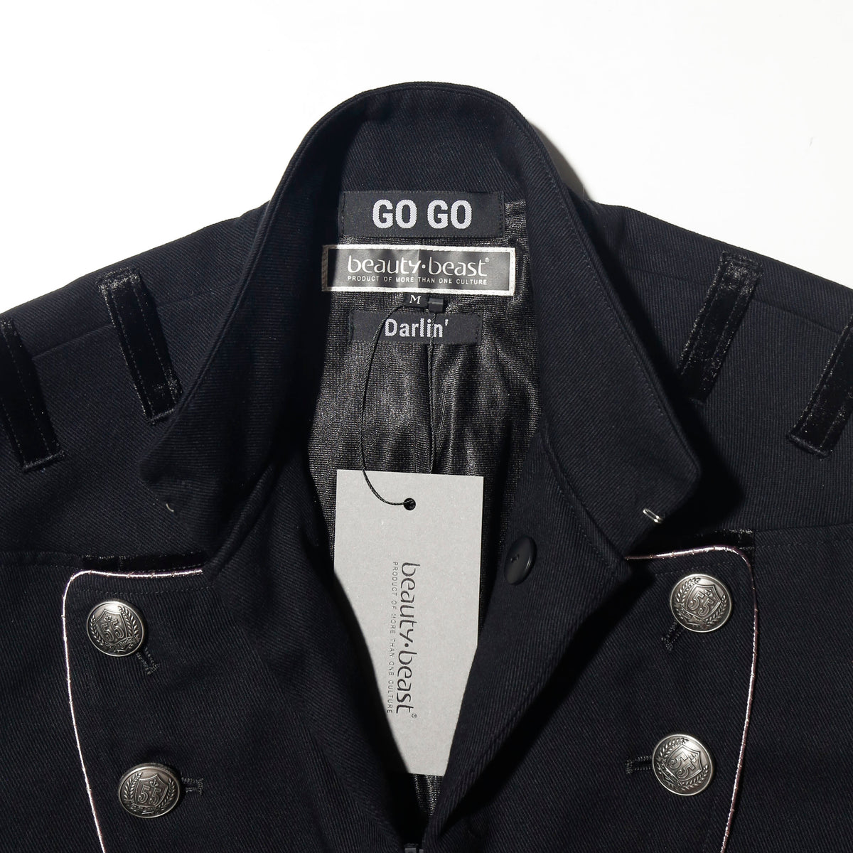 Go Go Darlin' × beauty:beast - "NAPOLEON JACKET : From the 2001's archives./Lavender Piping"