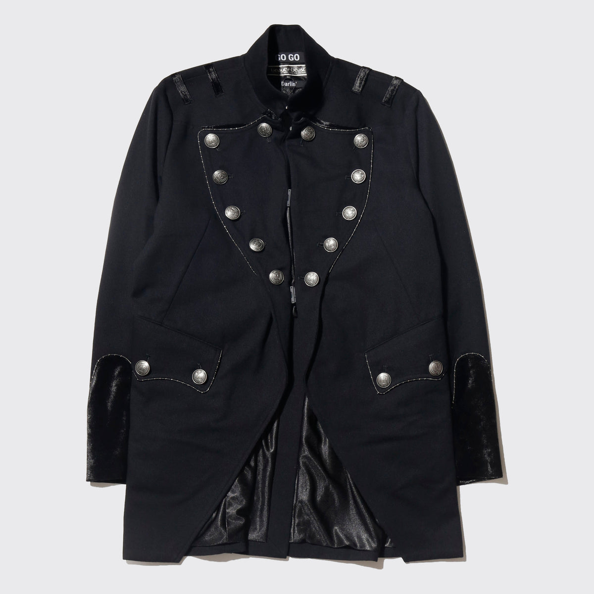 Go Go Darlin' × beauty:beast - "NAPOLEON JACKET : From the 2001's archives./Black Piping"