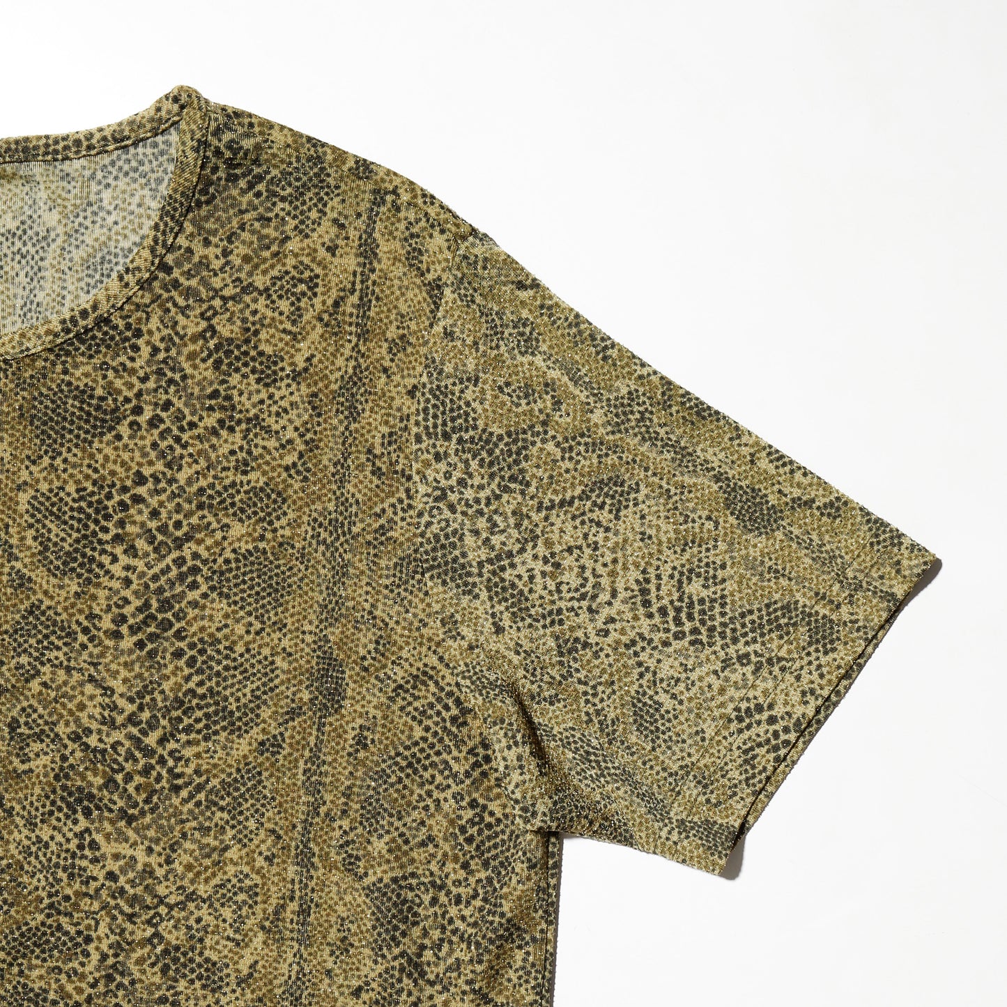 vintage lame python cut sew