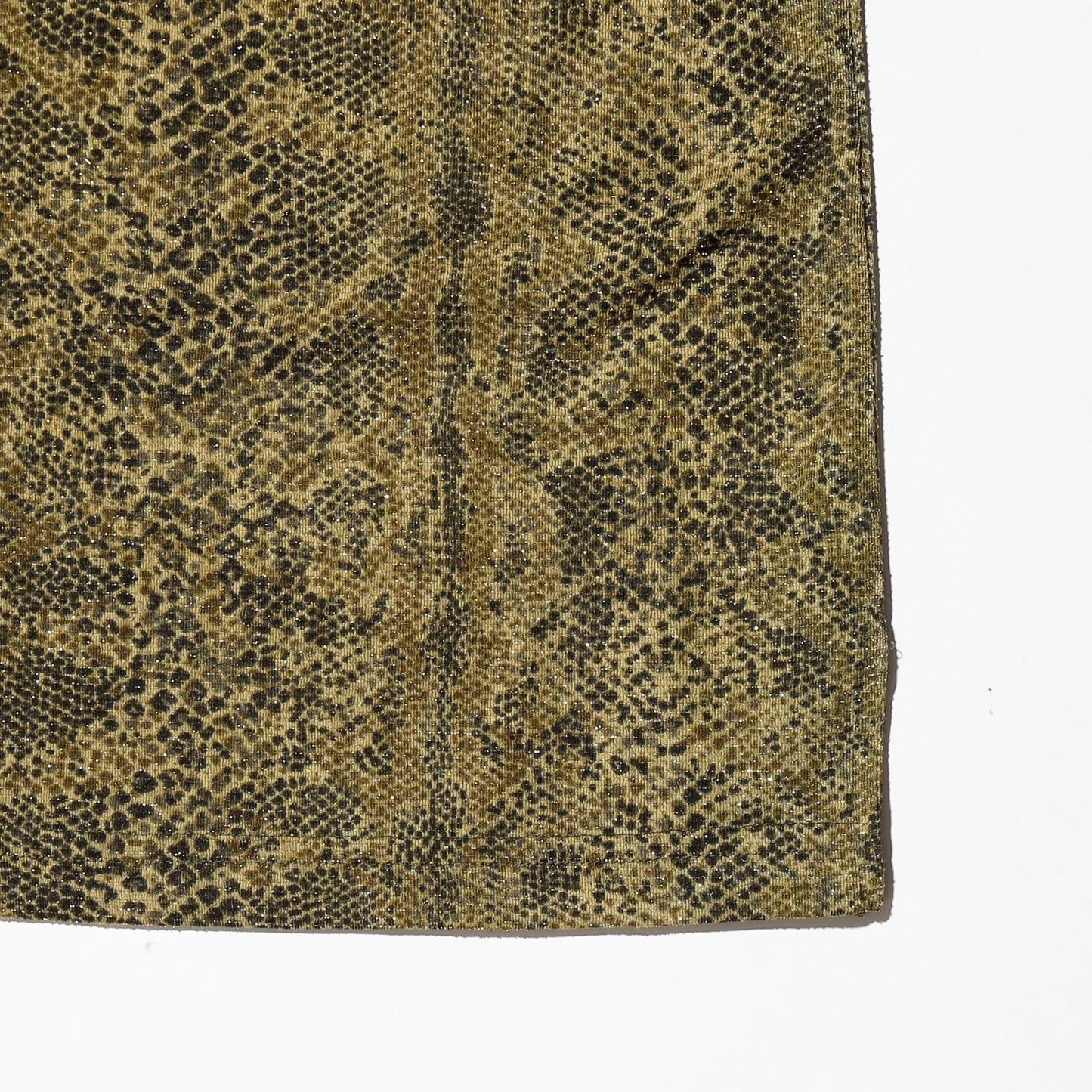 vintage lame python cut sew