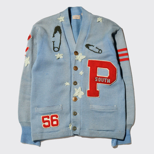 *one-off 50's craft lettered cardigan
