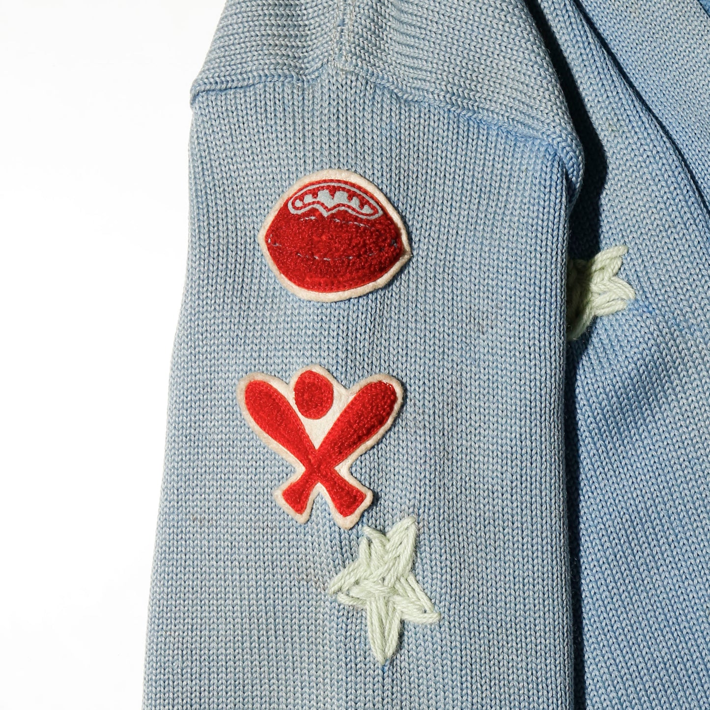 *one-off 50's craft lettered cardigan