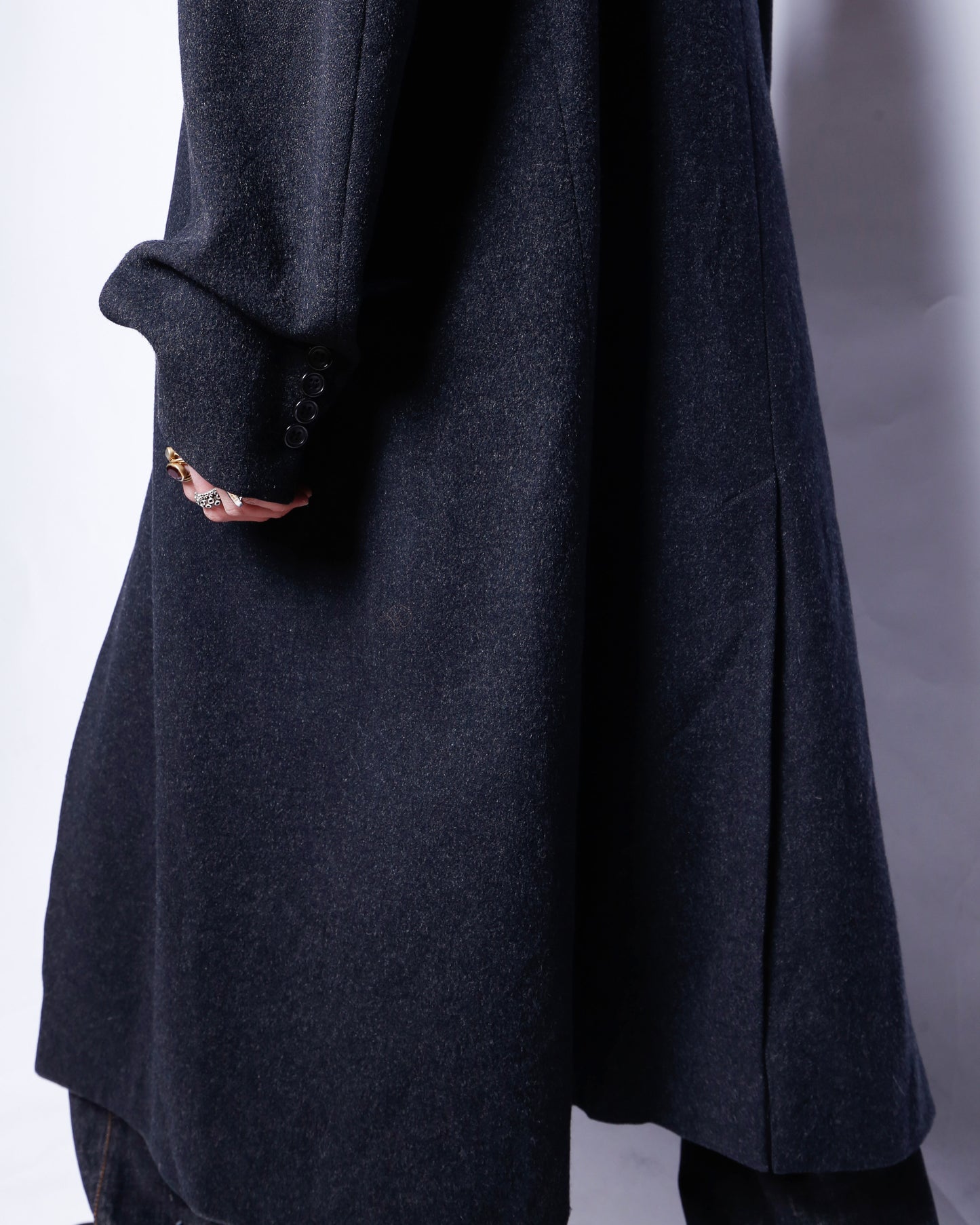 vintage 80-90's Aquascutum double breasted chesterfield wool coat