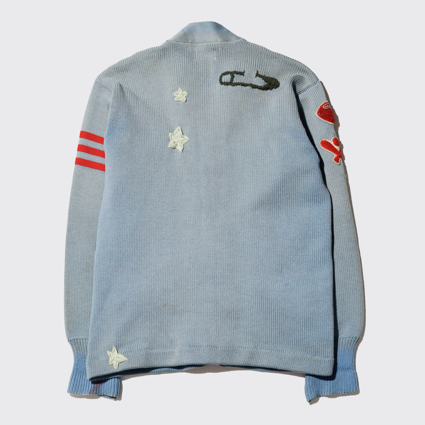 *one-off 50's craft lettered cardigan
