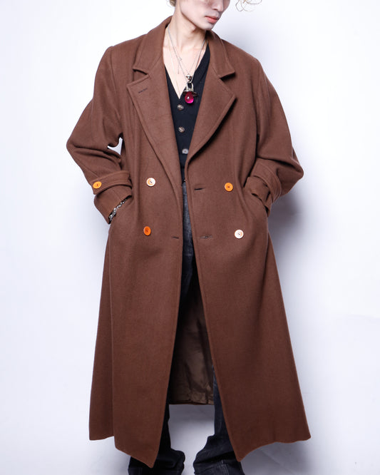 vintage double breasted chesterfield wool coat