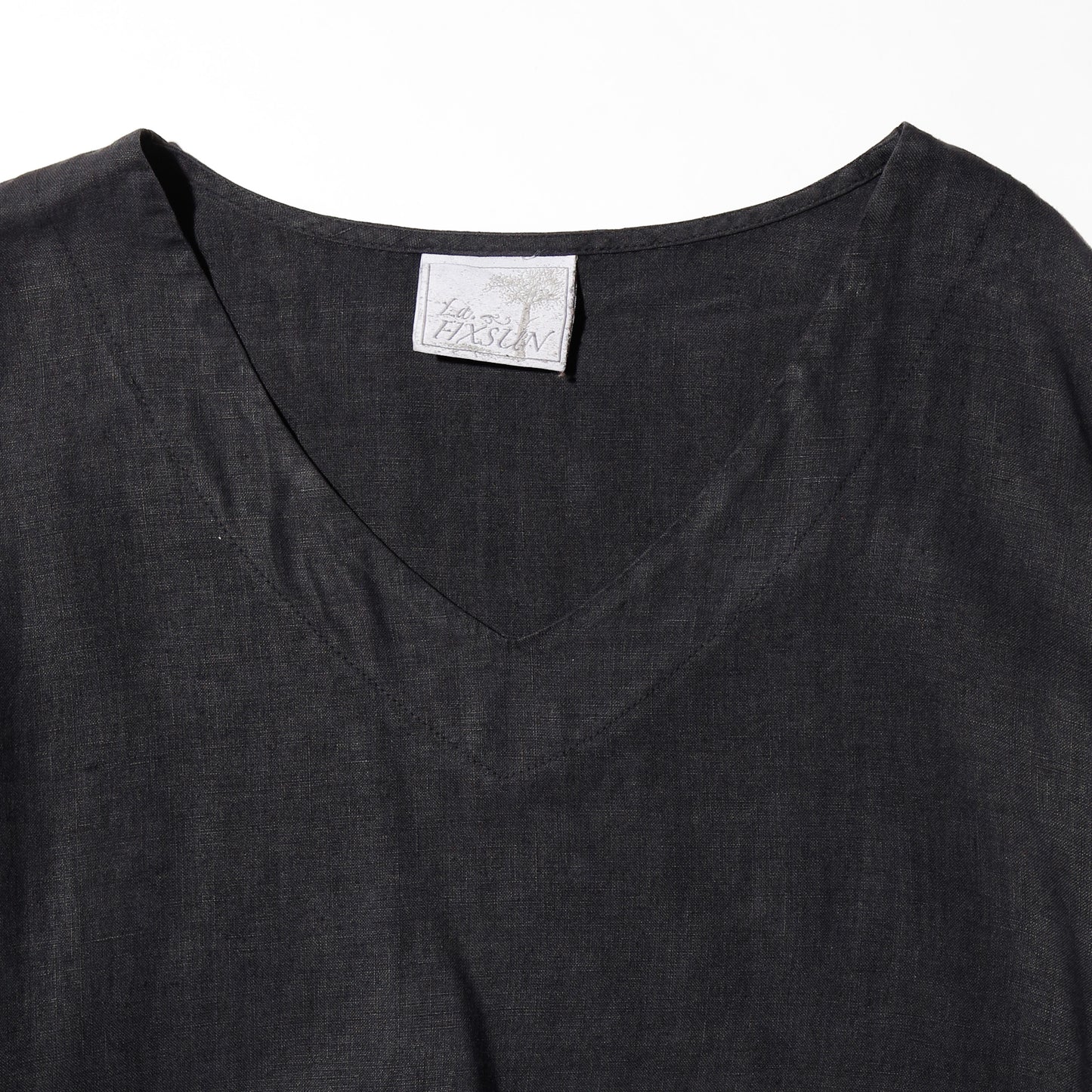 vintage distressed linen tunic