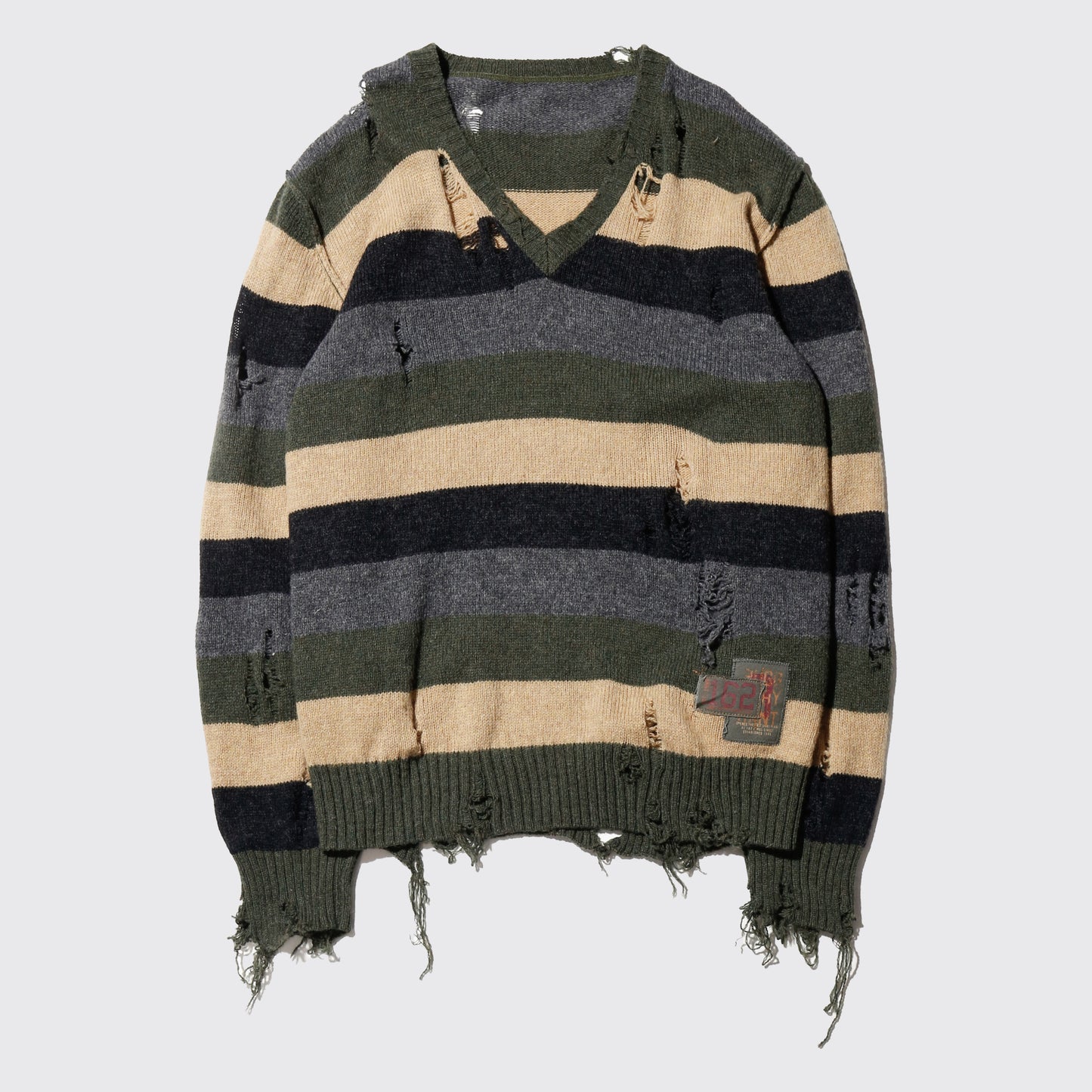 *one-off broken border sweater