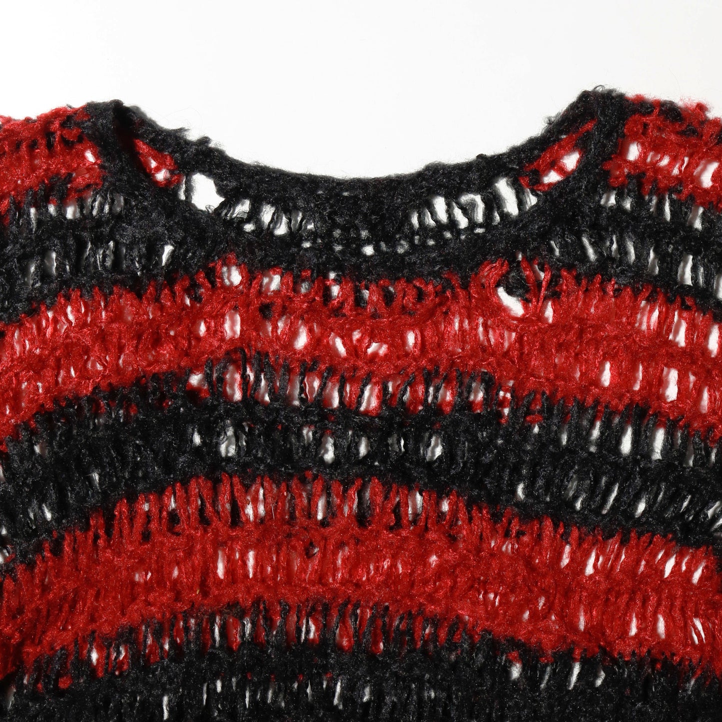 vintage fish net border sweater