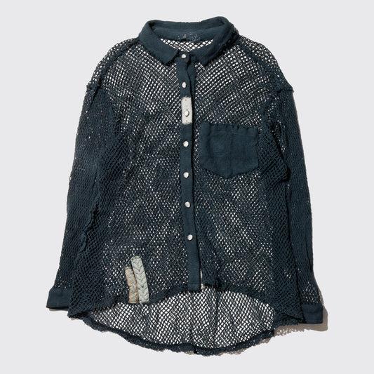 vintage dust fish net shirt