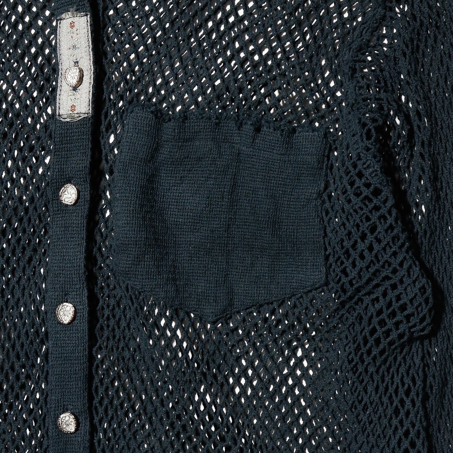 vintage dust fish net shirt