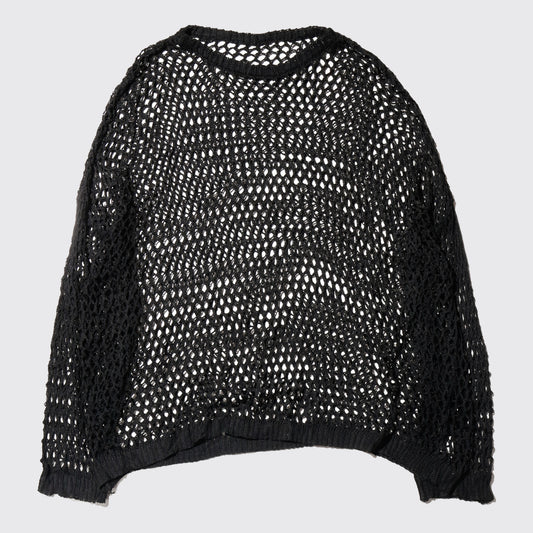 vintage fish net loose sweater
