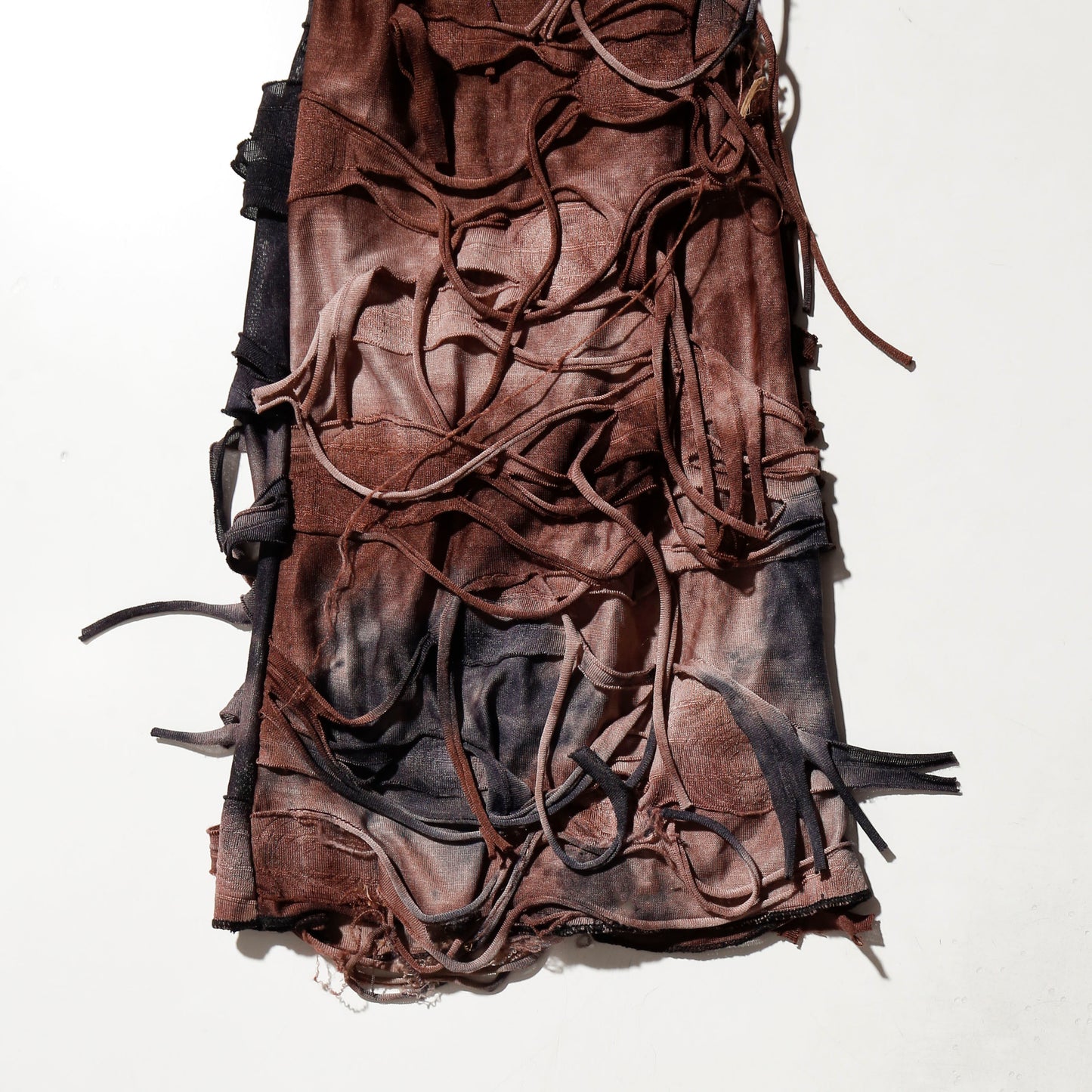 vintage acid ripped flare trousers