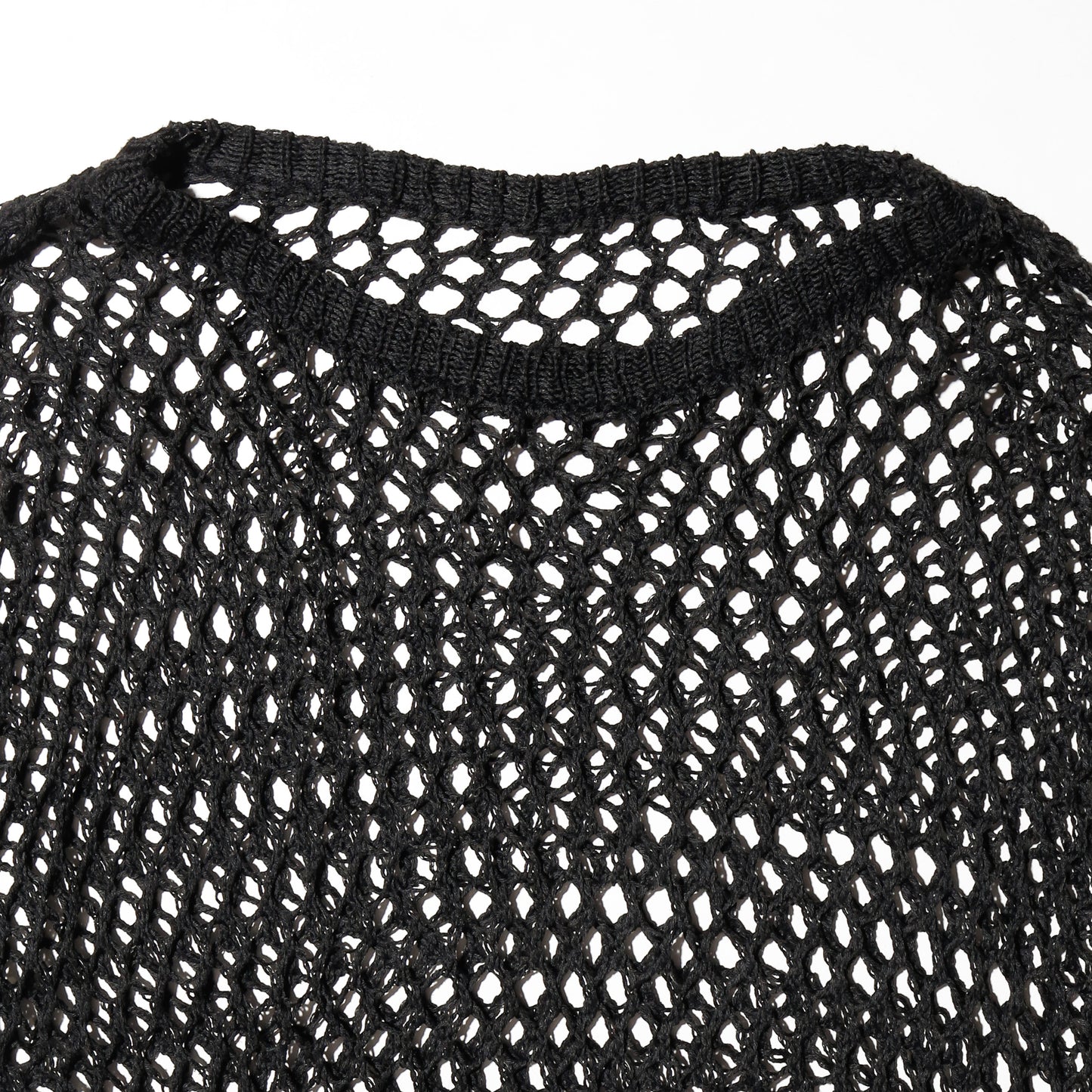 vintage fish net loose sweater