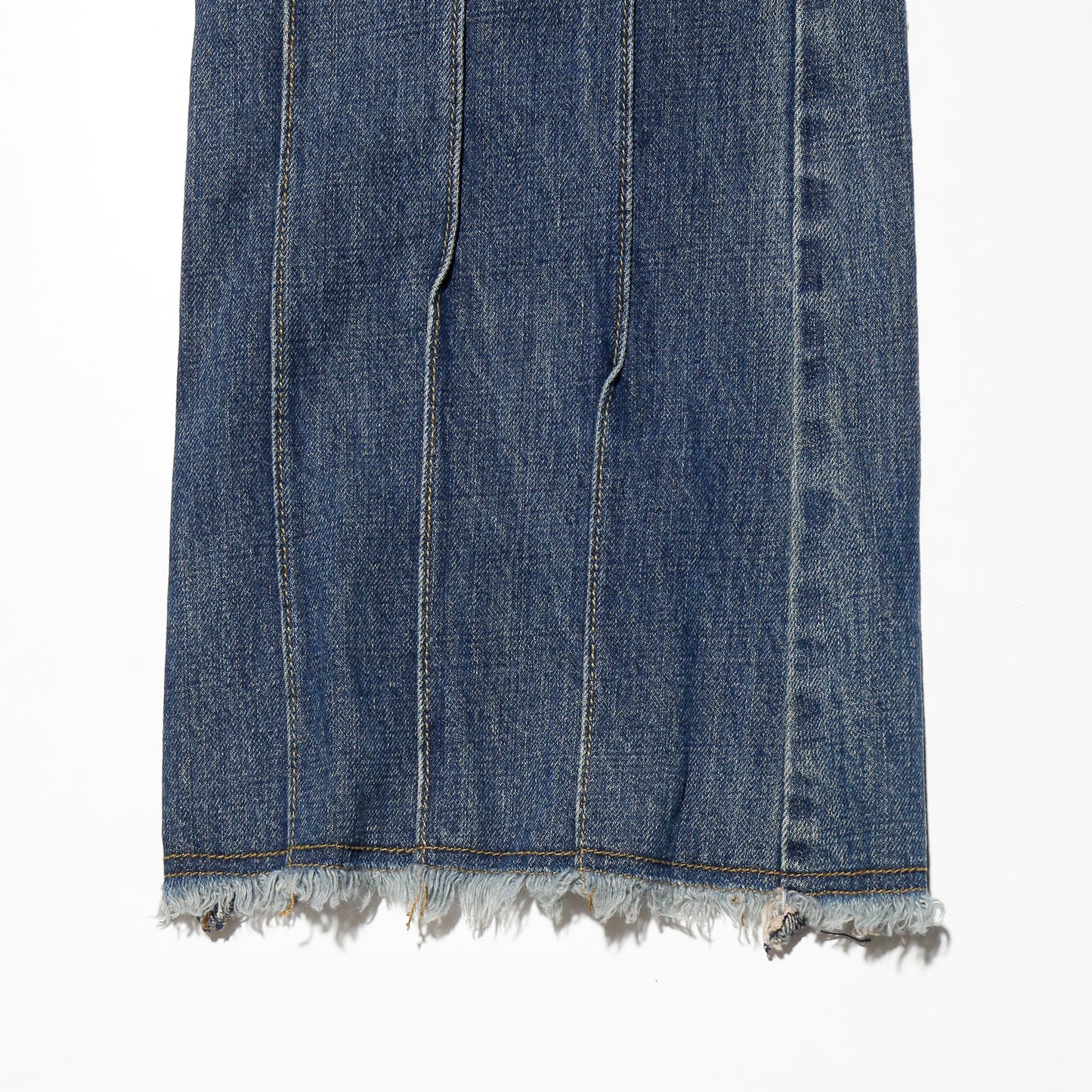 vintage low rise distressed flare jeans