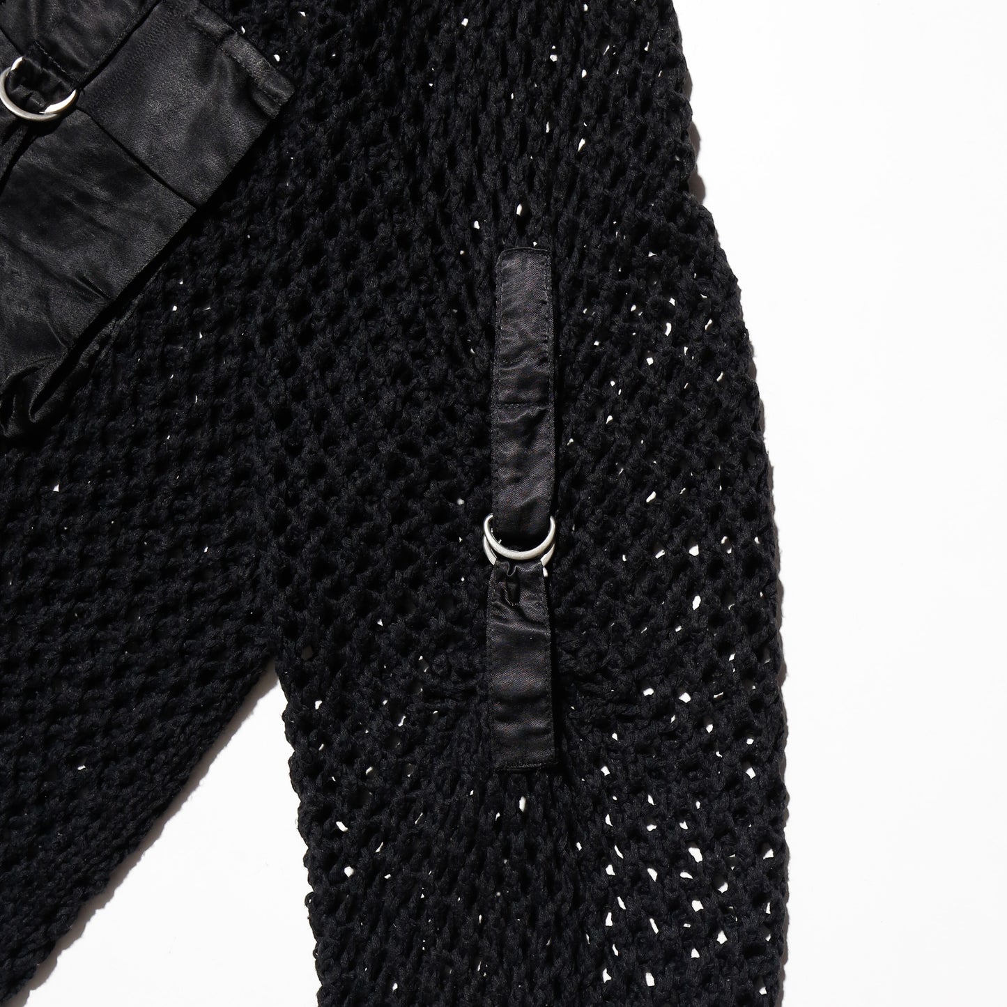 vintage luisa ceranu hybrid mesh hoodie