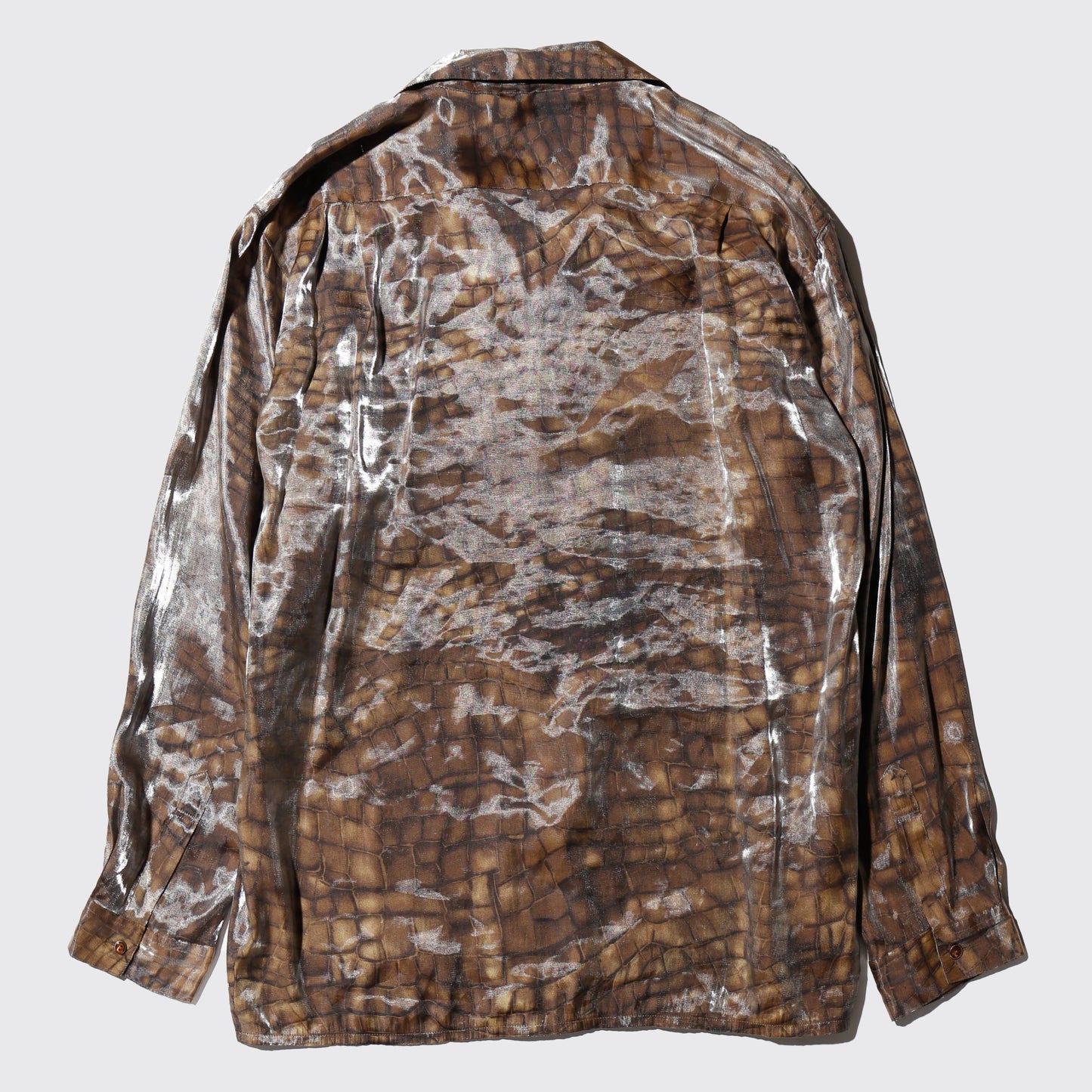 vintage shinny animal loose shirt
