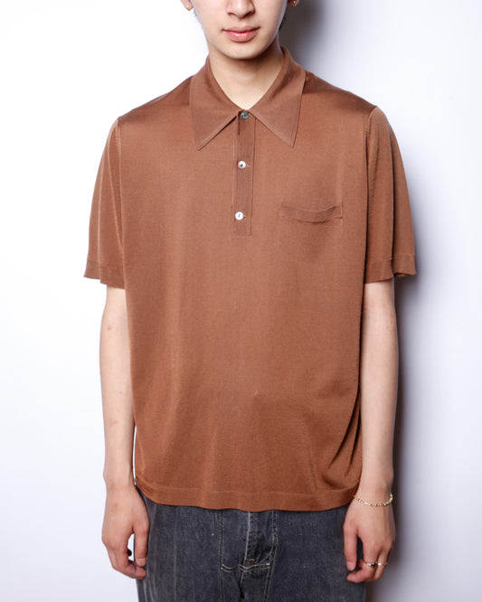vintage rayon polo h/s