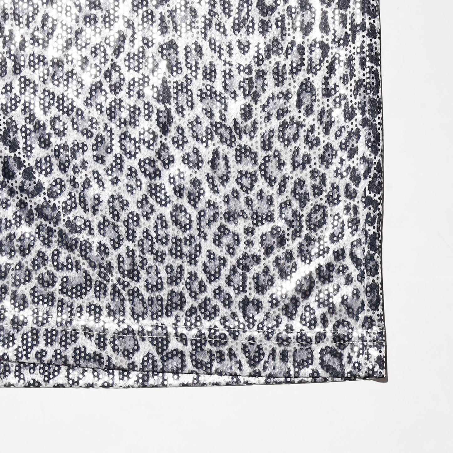 vintage 90's metalic leopard h/s shirt