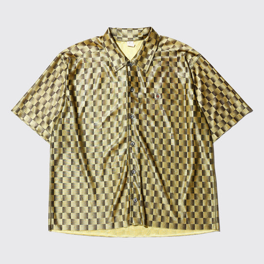 vintage shadow checker h/s shirt
