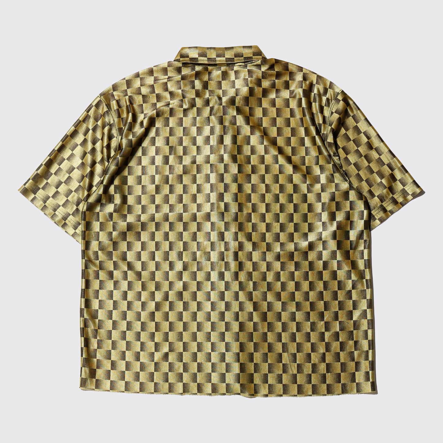 vintage shadow checker h/s shirt