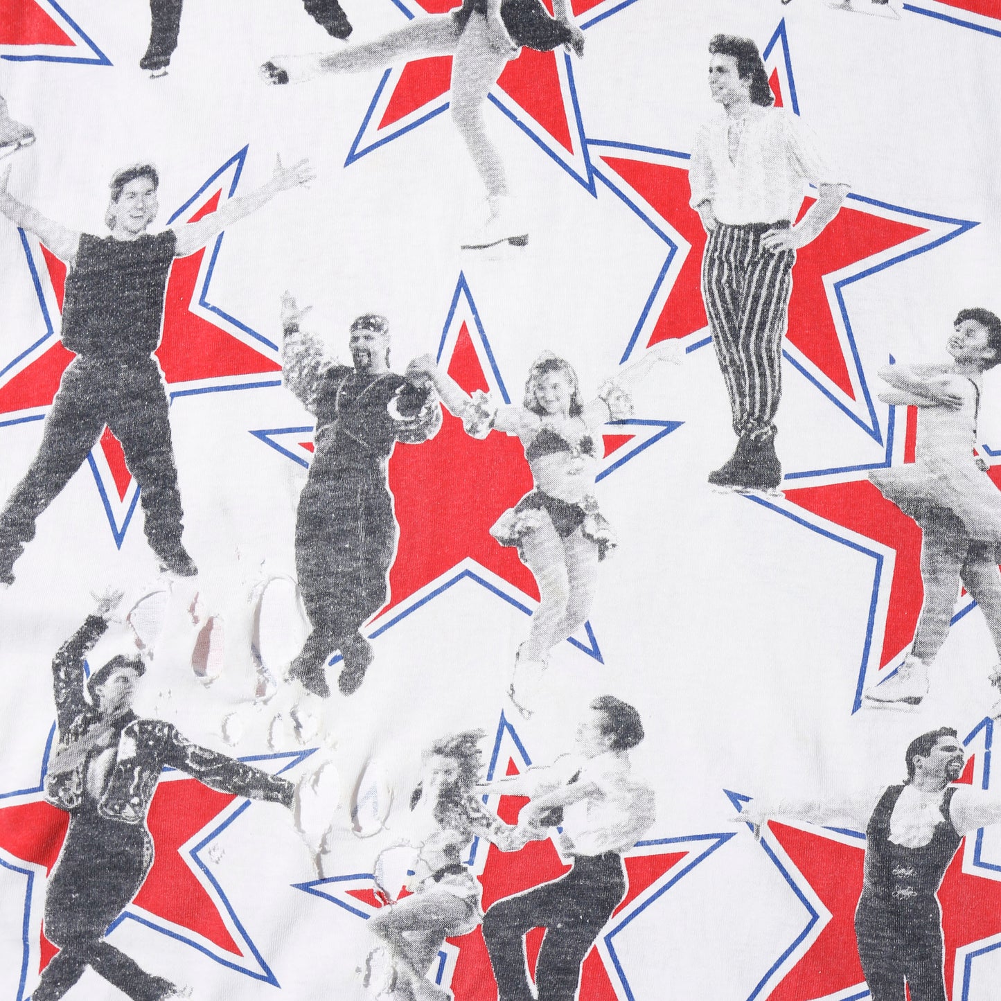 vintage 1996's  world figure skating championship broken t-shirt